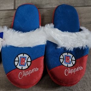 LA Clippers house slippers, sandals